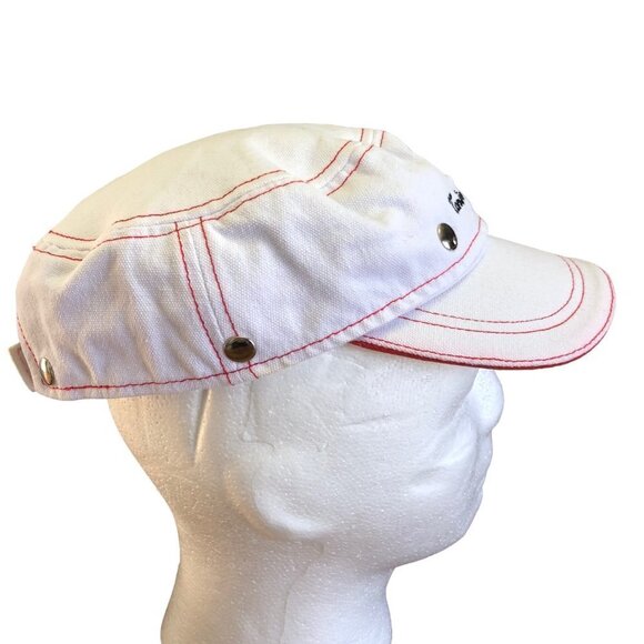 Lamborghini White and Red Sporty Hat - Picture 5 of 9